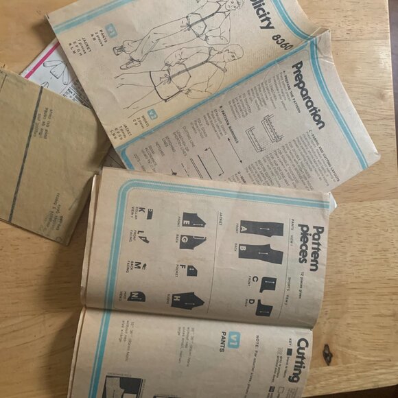 PATTERNS - VTG 70s Simplicity Sewing 8360 Mens JC PENNEY, Shorts CUT, MOVIE prop - Picture 4 of 5